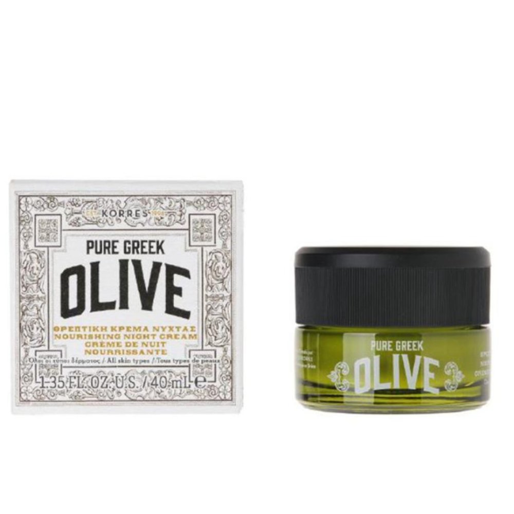 *NEW* Korres Pure Greek Olive Nourishing Night Cream 94.7% Natural Content 40ml